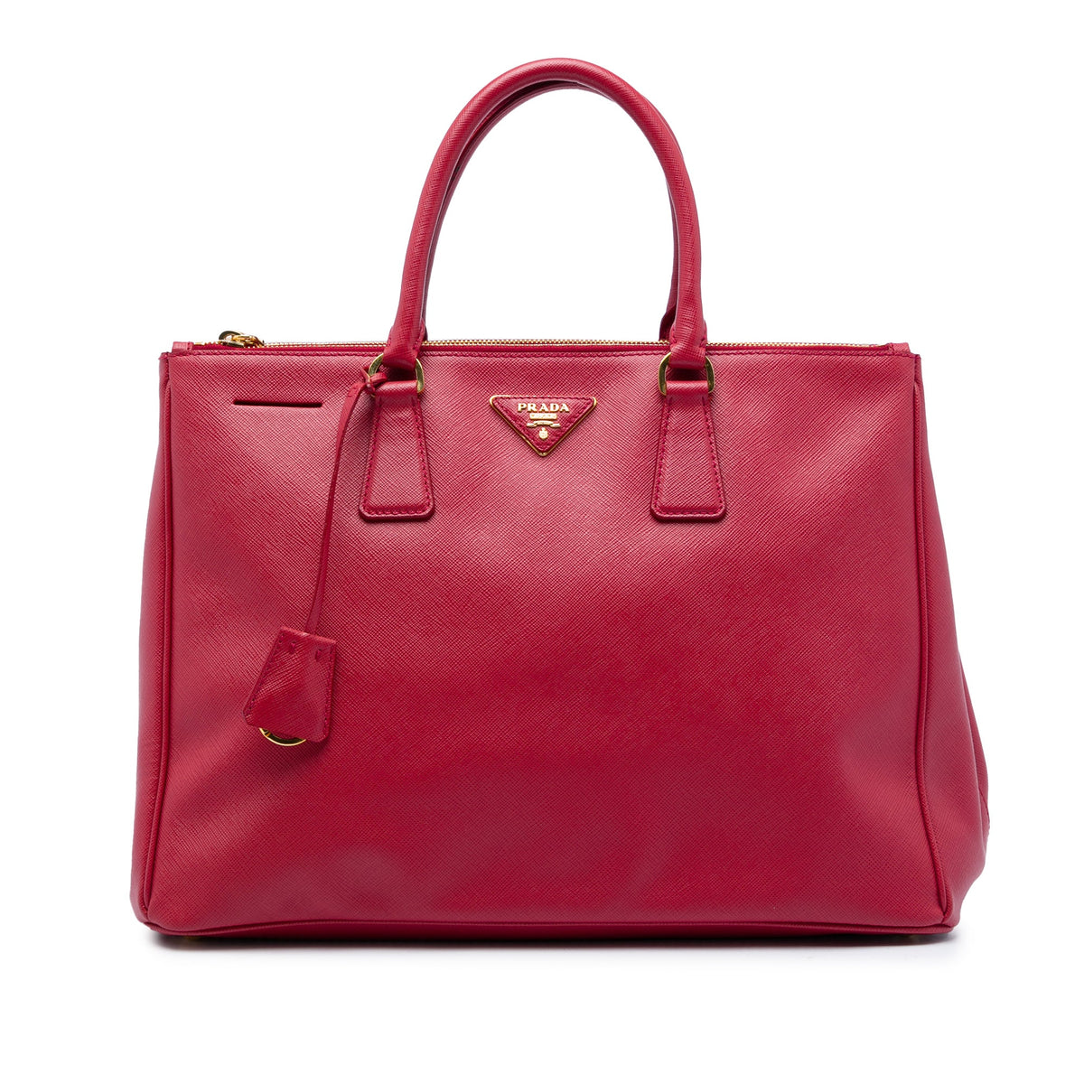 Prada Large Saffiano Lux Galleria Double Zip Tote