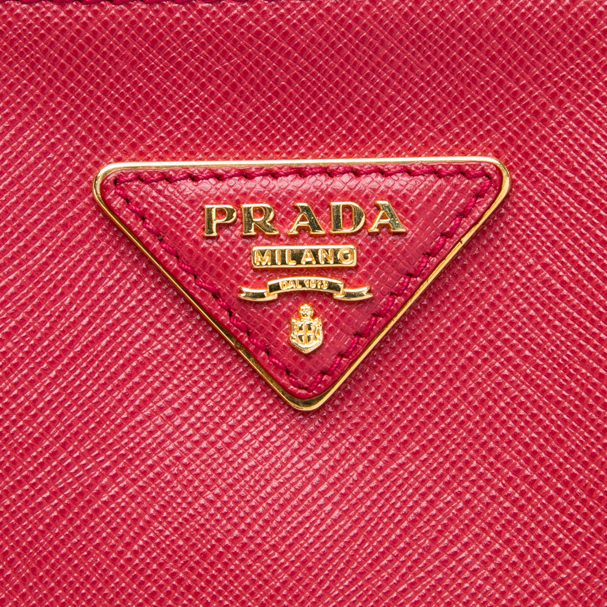 Prada Large Saffiano Lux Galleria Double Zip Tote