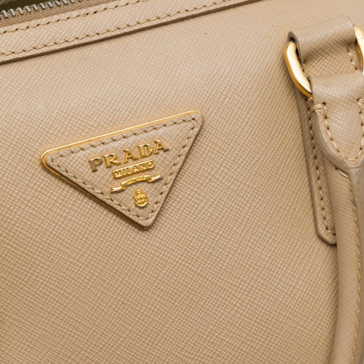 Prada Saffiano Lux Convertible Bowler Bag