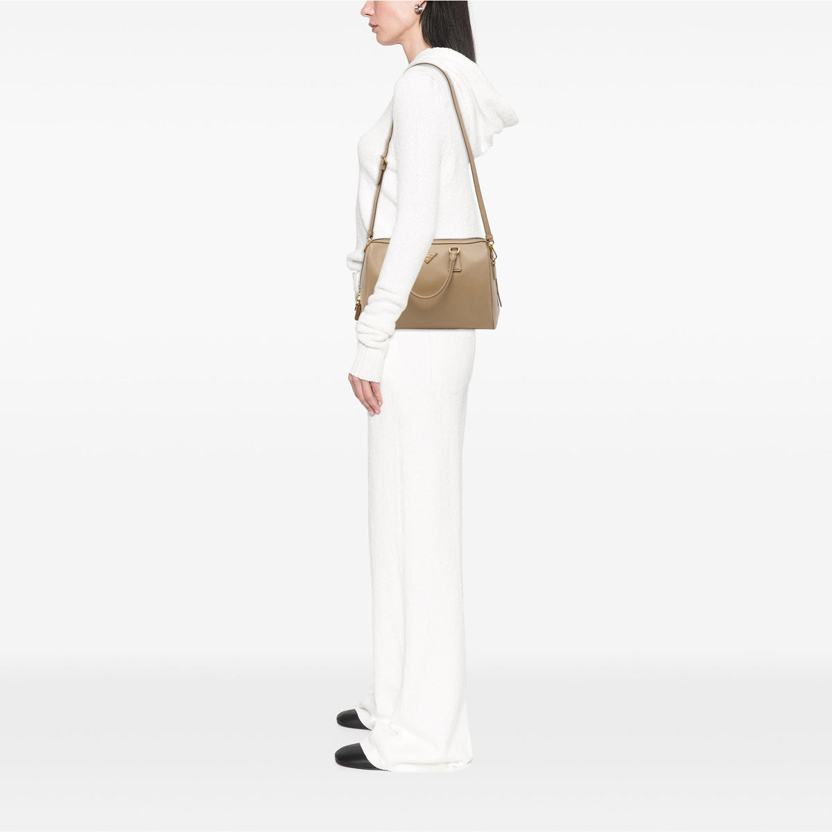 Prada Saffiano Lux Convertible Bowler Bag