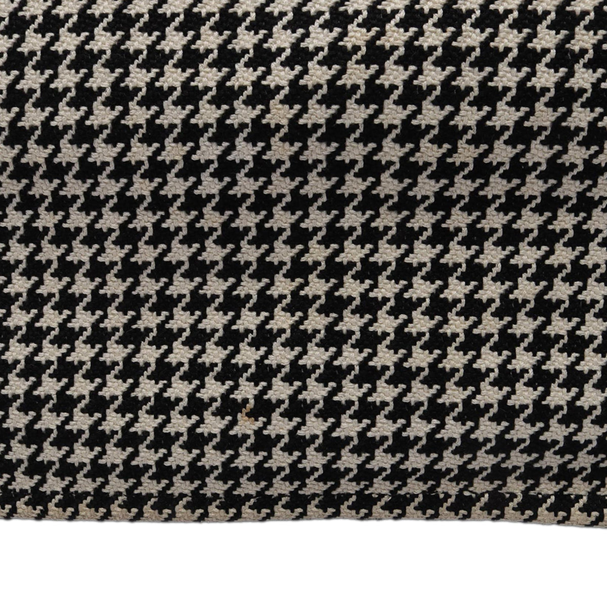Dior Medium Canvas Houndstooth Embroidered Book Tote — Black