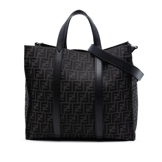 Fendi Large Zucca Jacquard Shopper Tote