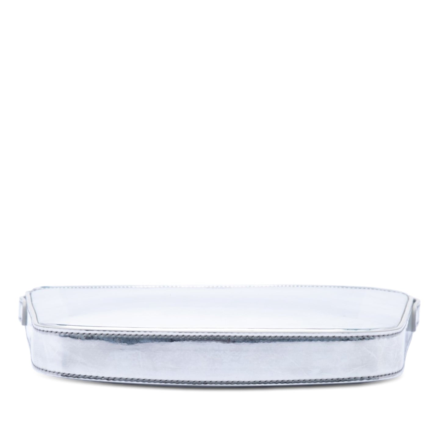 Celine Medium Metallic Leather Croque Shoulder Bag