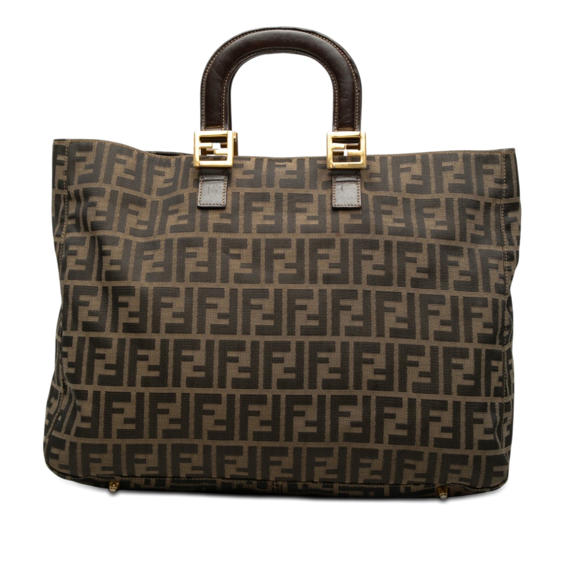 Fendi Large Zucca Canvas Twins Tote