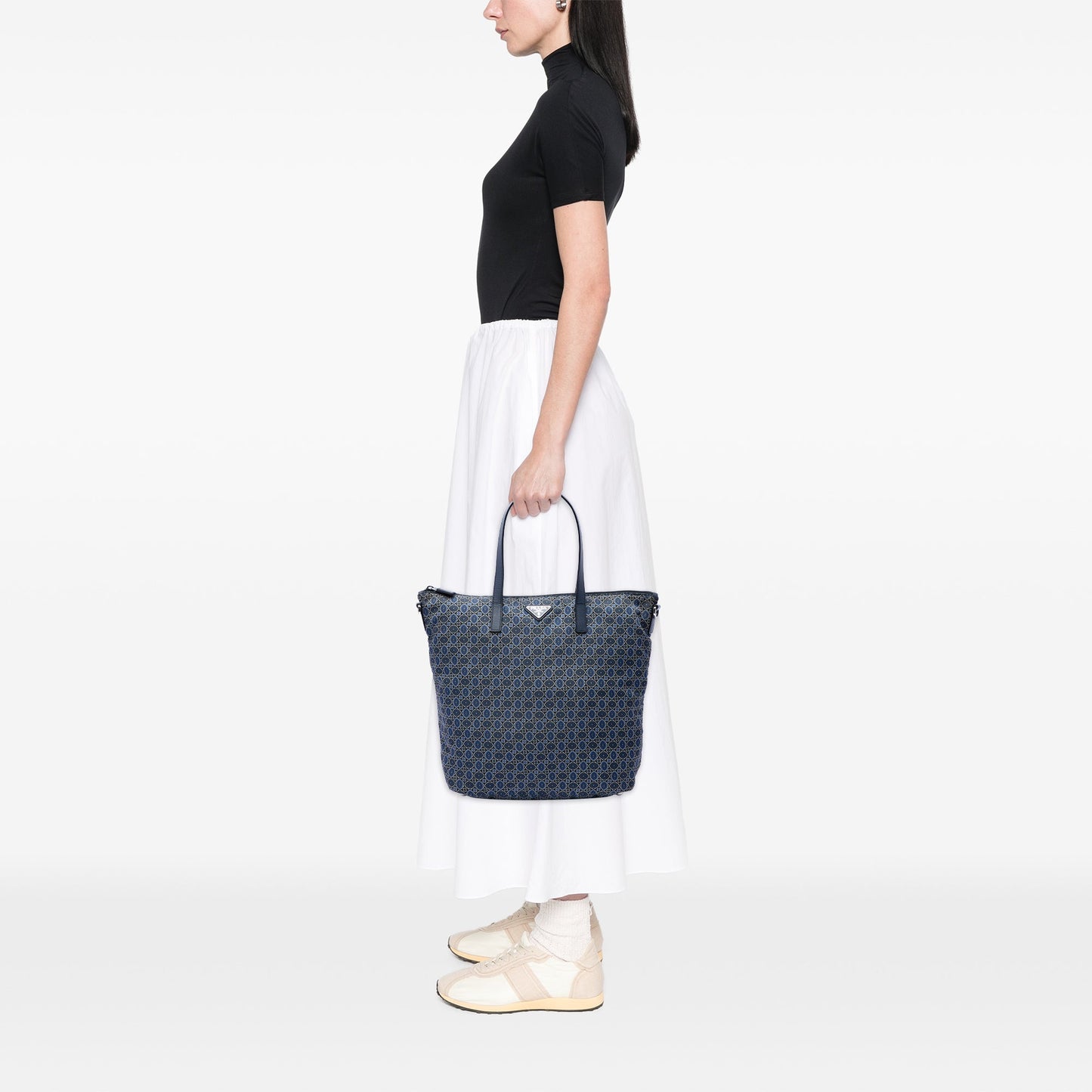 Prada Tessuto Floral Stampato Satchel