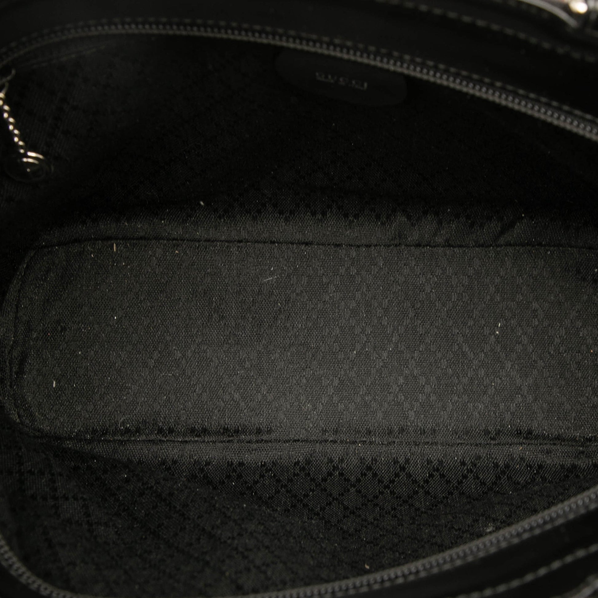Gucci Nylon Bamboo Satchel