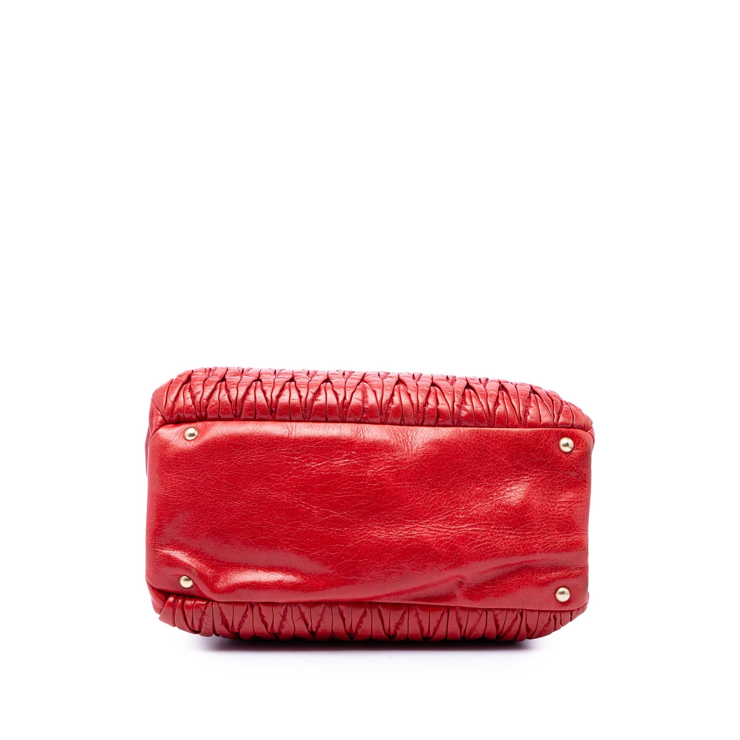Miu Miu Matelasse Nappa Lux Bauletto Convertible Handbag