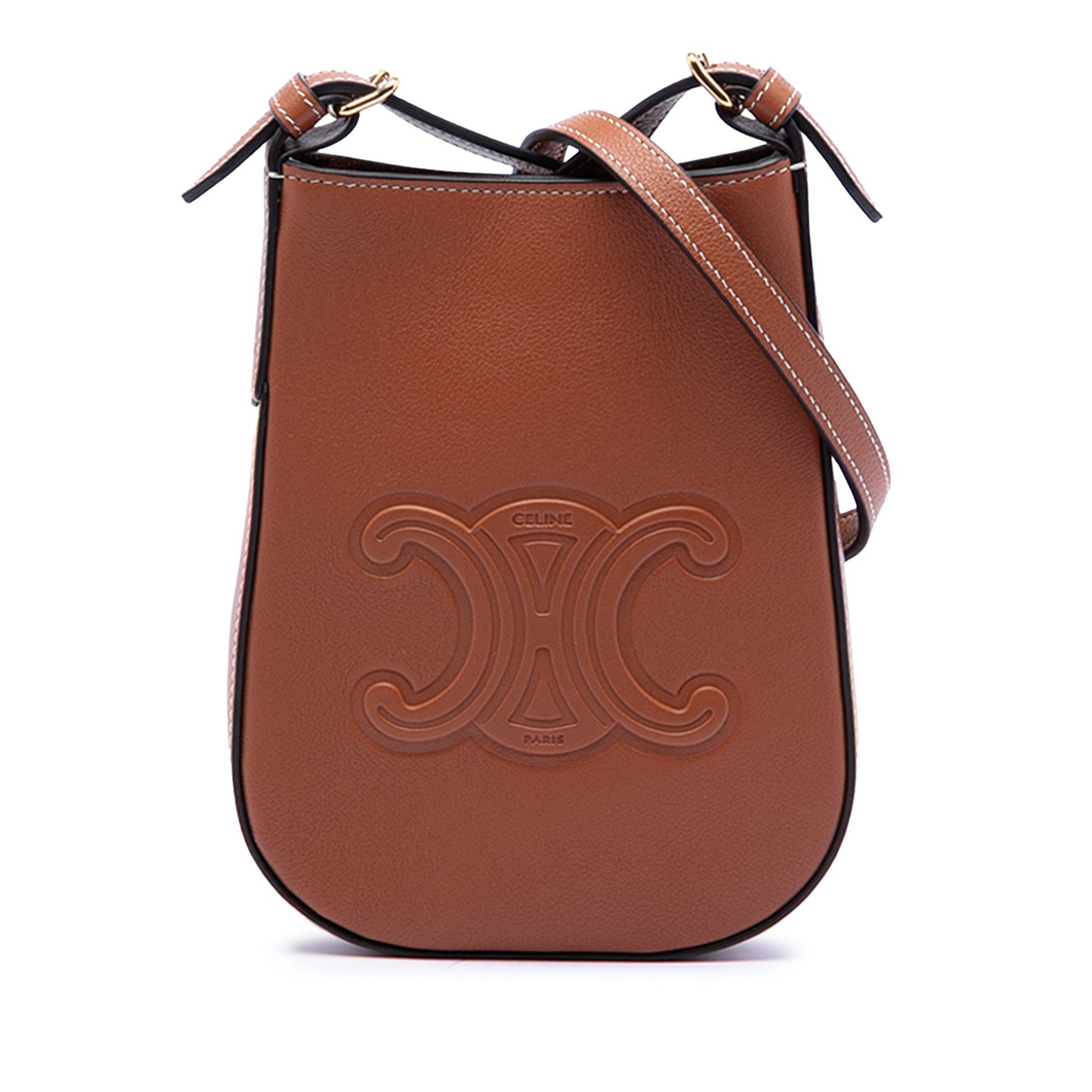 Celine Supple Calfskin Heloise Phone Pouch