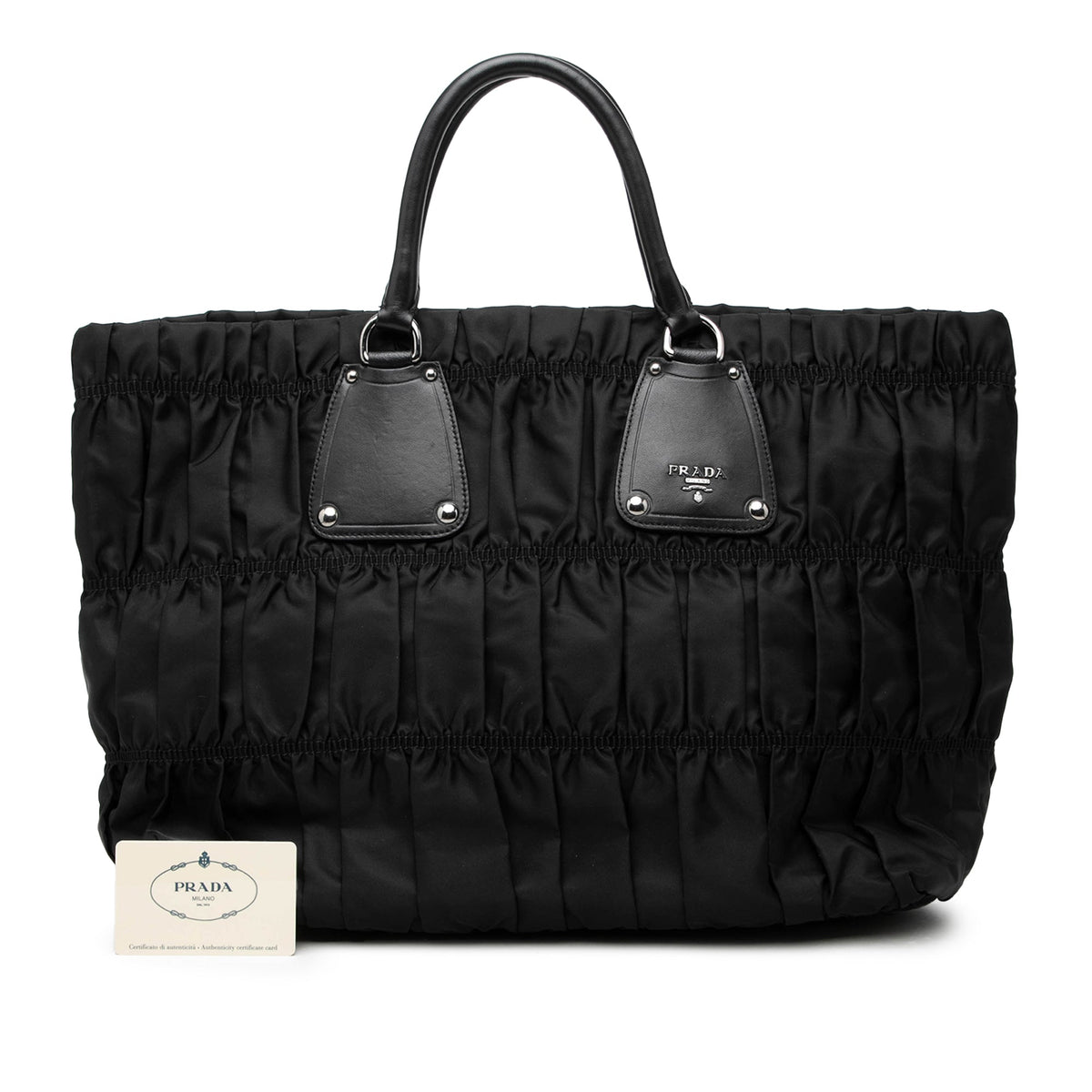 Prada Tessuto Gaufre Tote