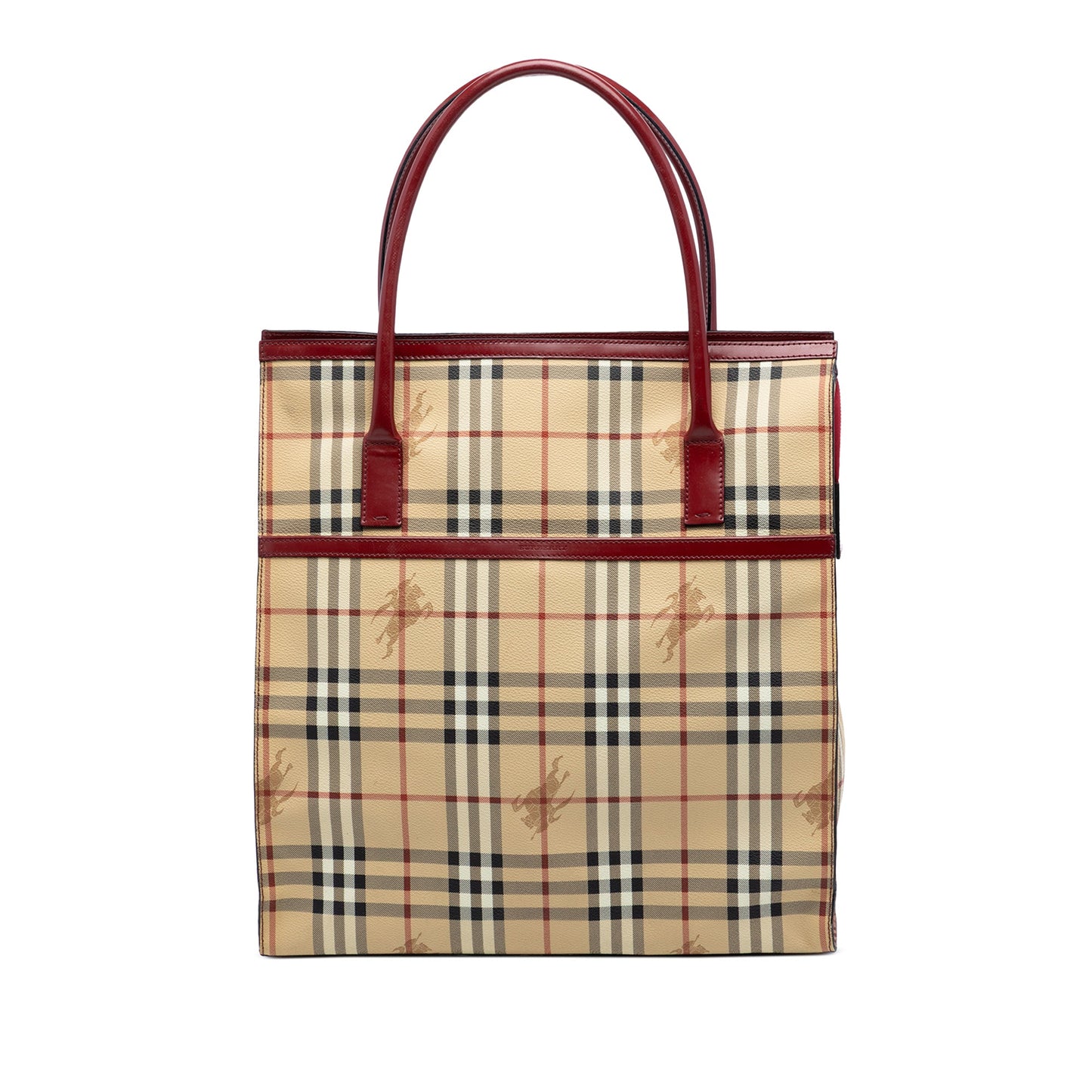 Haymarket Check Coated Canvas Tote