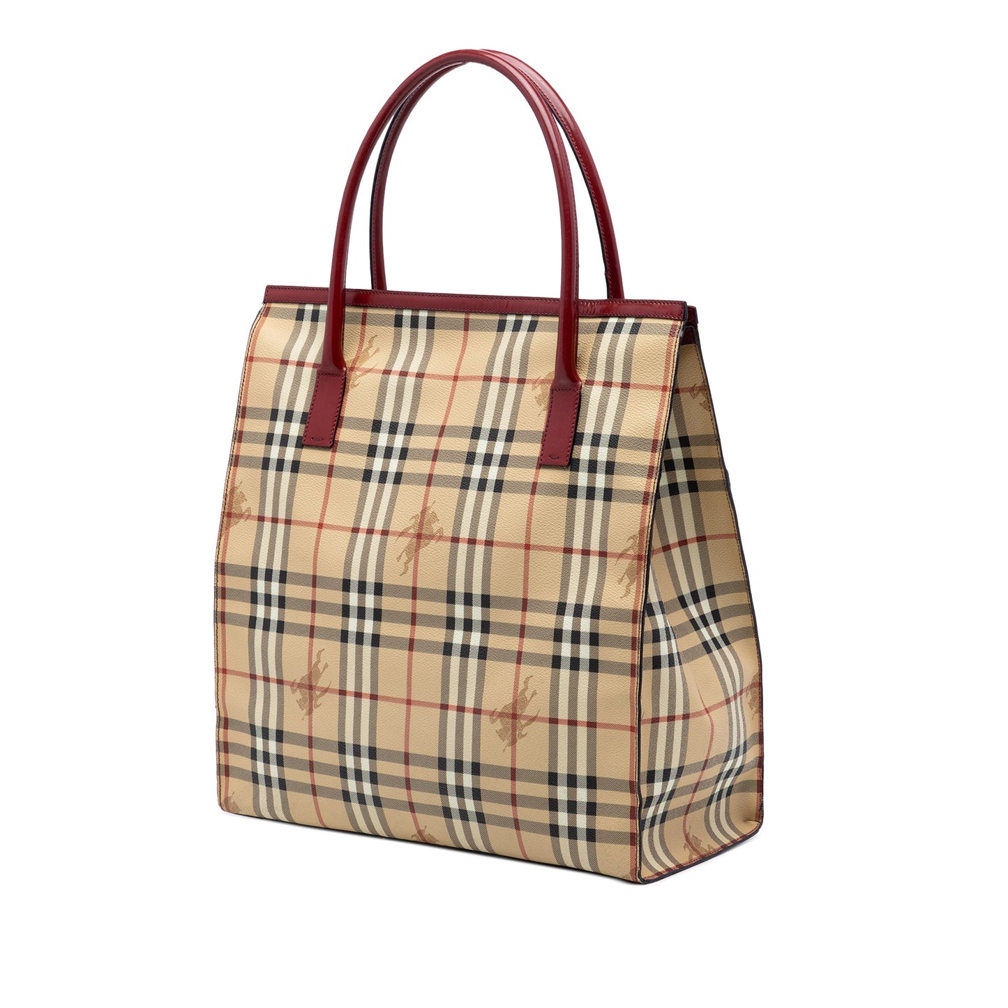 Haymarket Check Coated Canvas Tote
