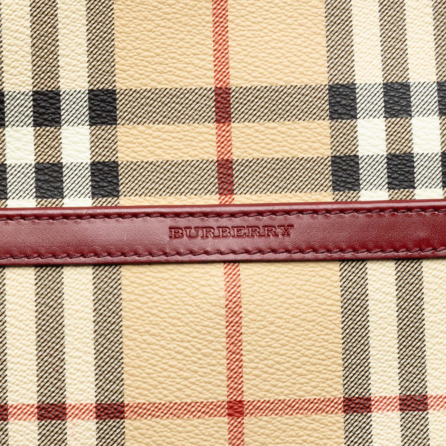 Haymarket Check Coated Canvas Tote