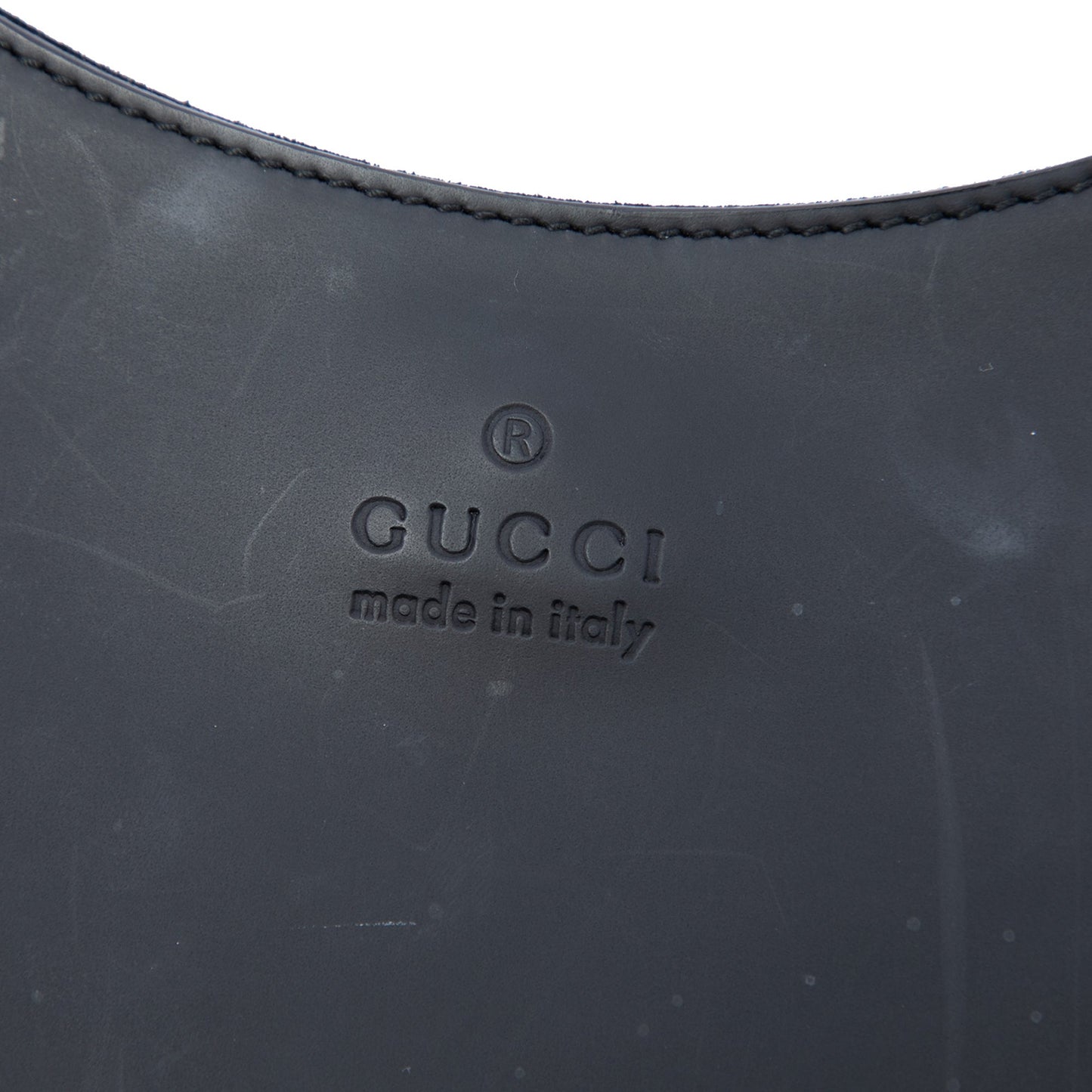 Gucci Calfskin Bamboo Handbag