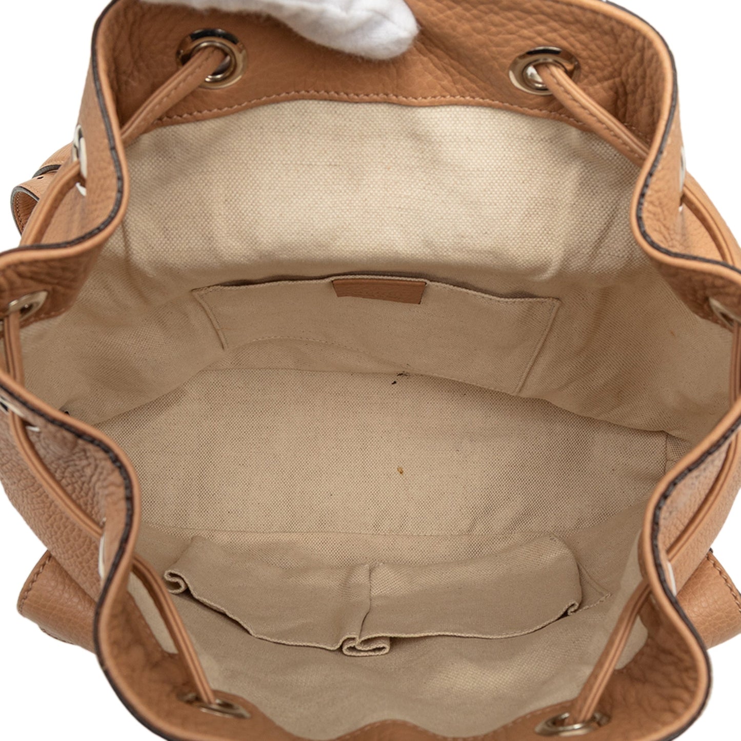 Gucci Leather Bamboo Tassel Backpack