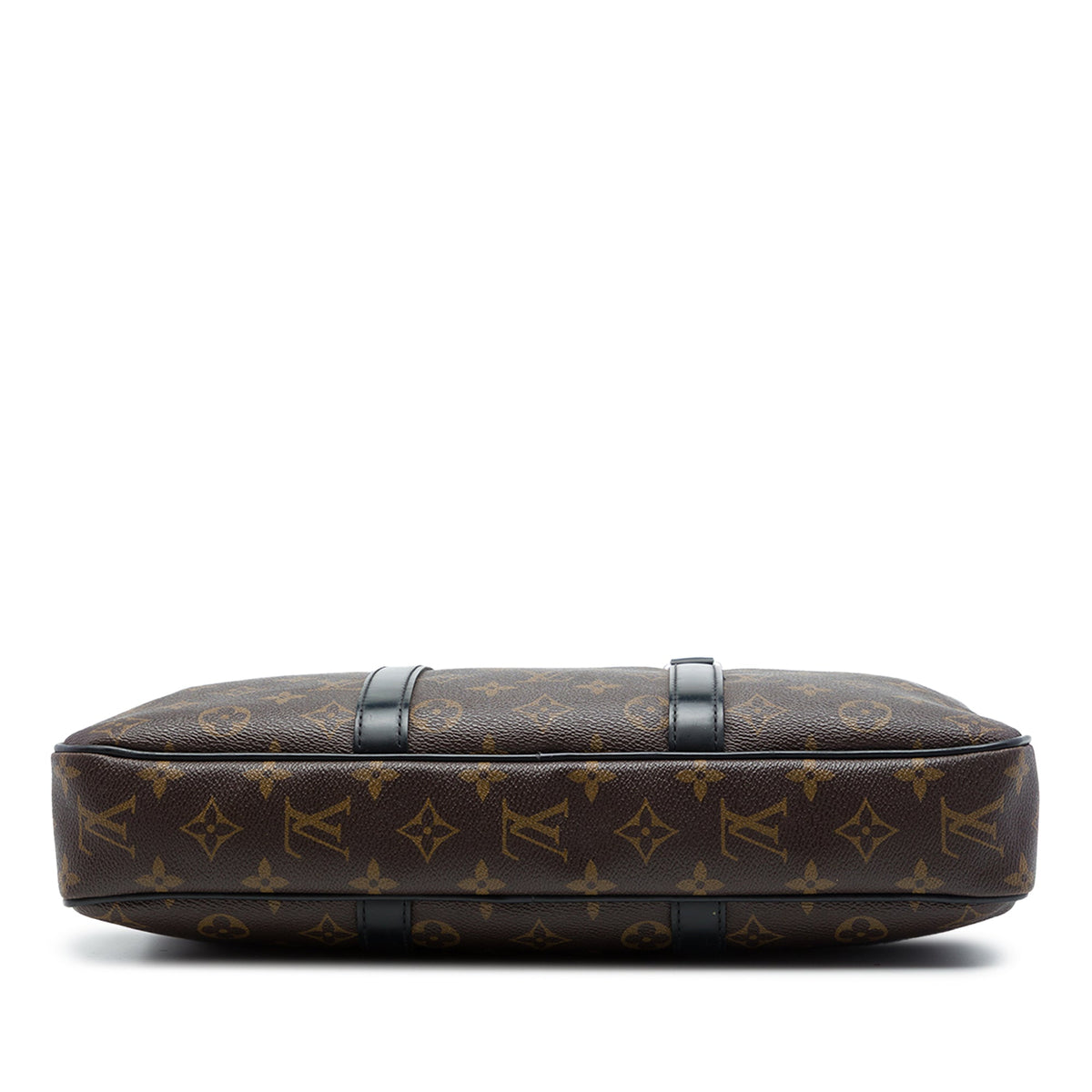 Louis Vuitton Monogram Macassar Porte Documents Jour — Brown
