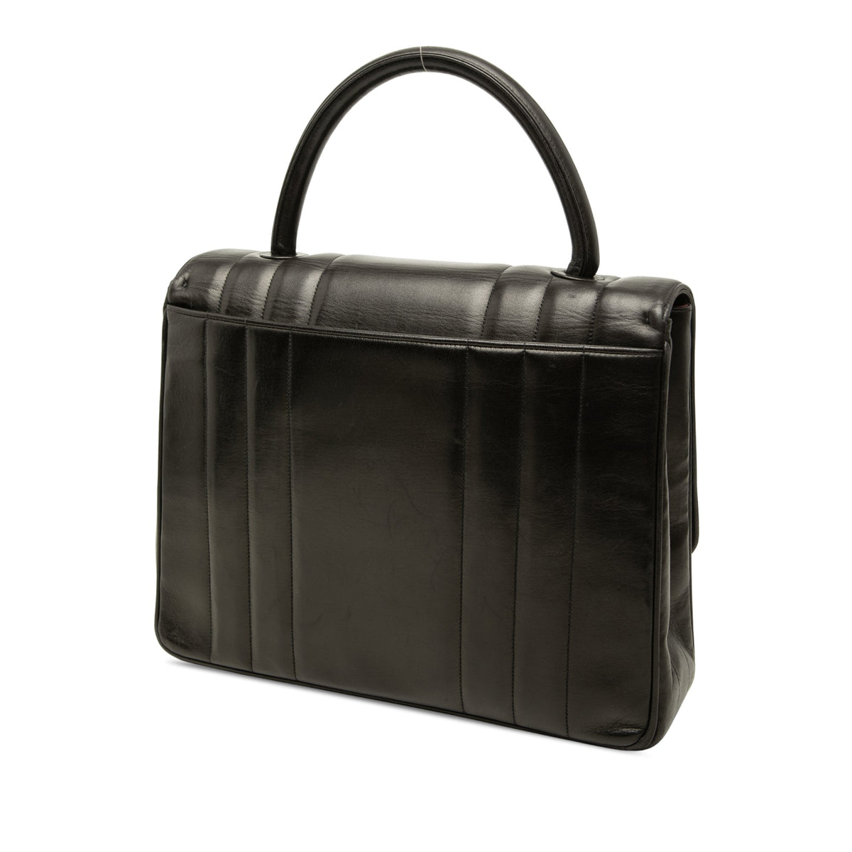 Chanel Lambskin Mademoiselle Kelly Top Handle Bag