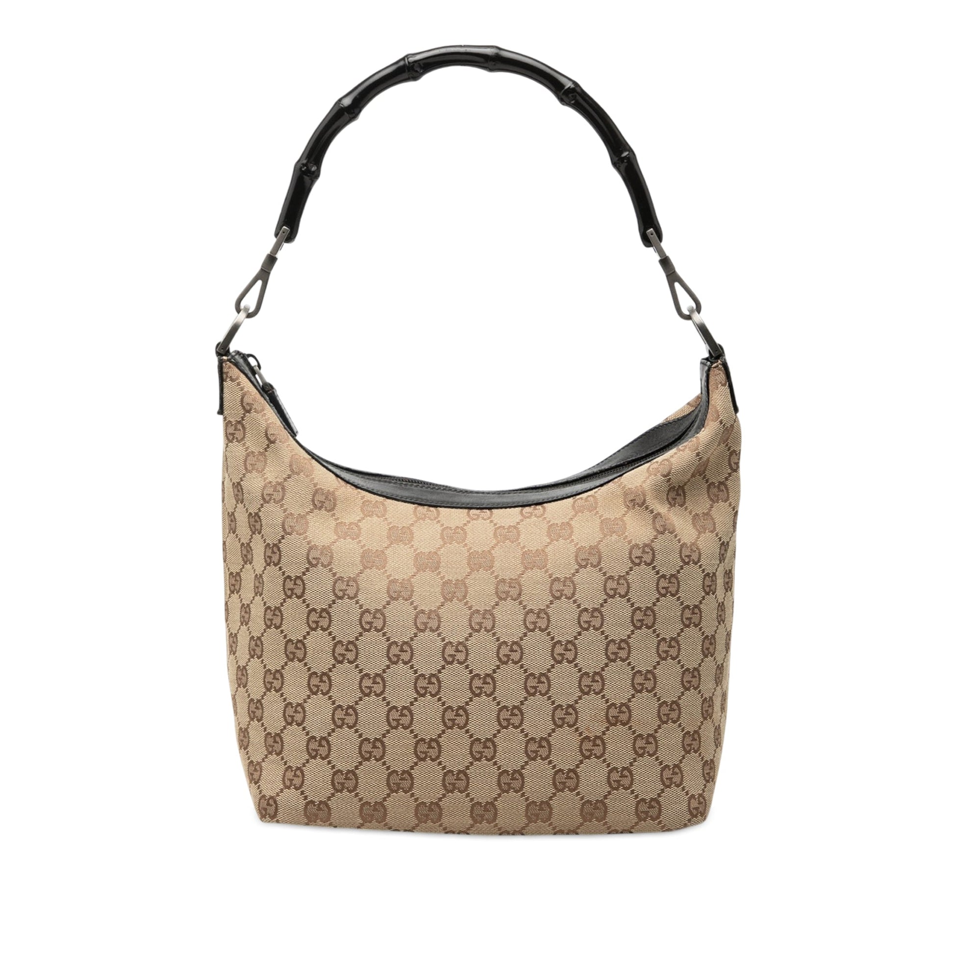 Gucci GG Canvas Bamboo Shoulder Bag
