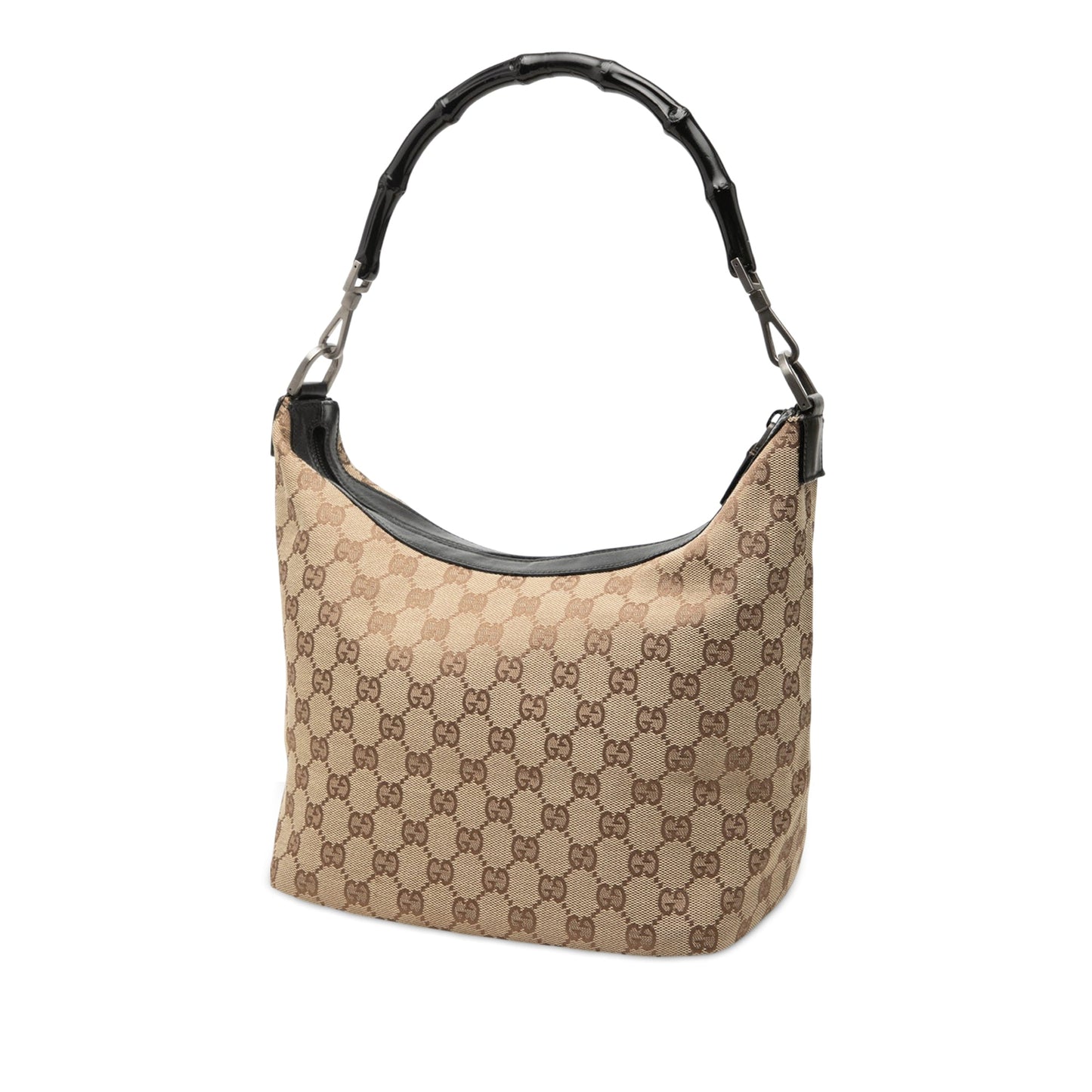 Gucci GG Canvas Bamboo Shoulder Bag