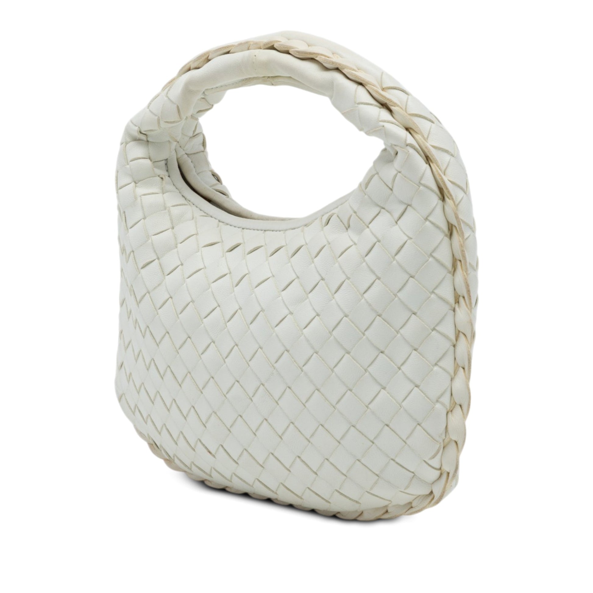 Bottega Veneta Mini Nappa Intrecciato Veneta Hobo