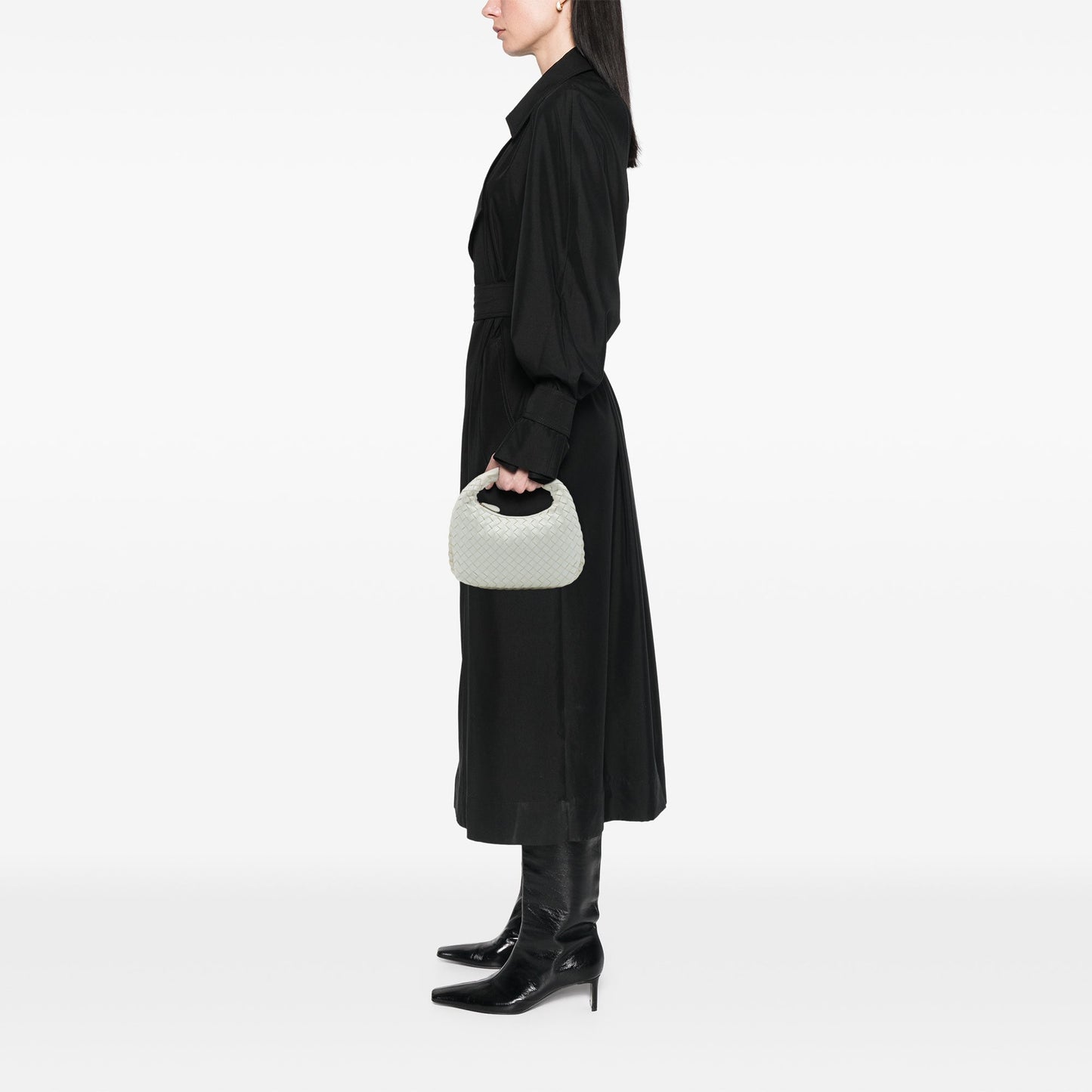Bottega Veneta Mini Nappa Intrecciato Veneta Hobo
