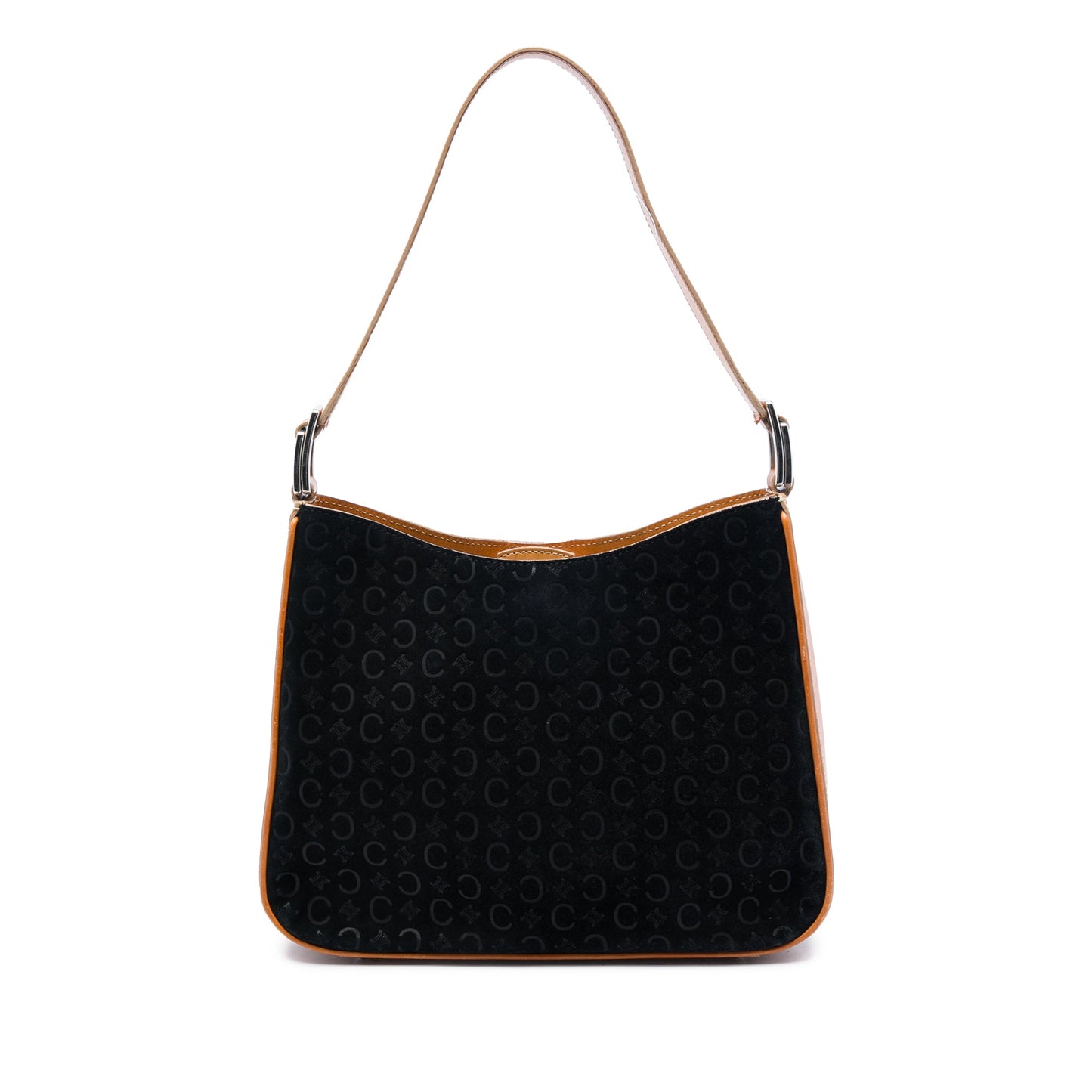 Celine C Macadam Suede Shoulder Bag