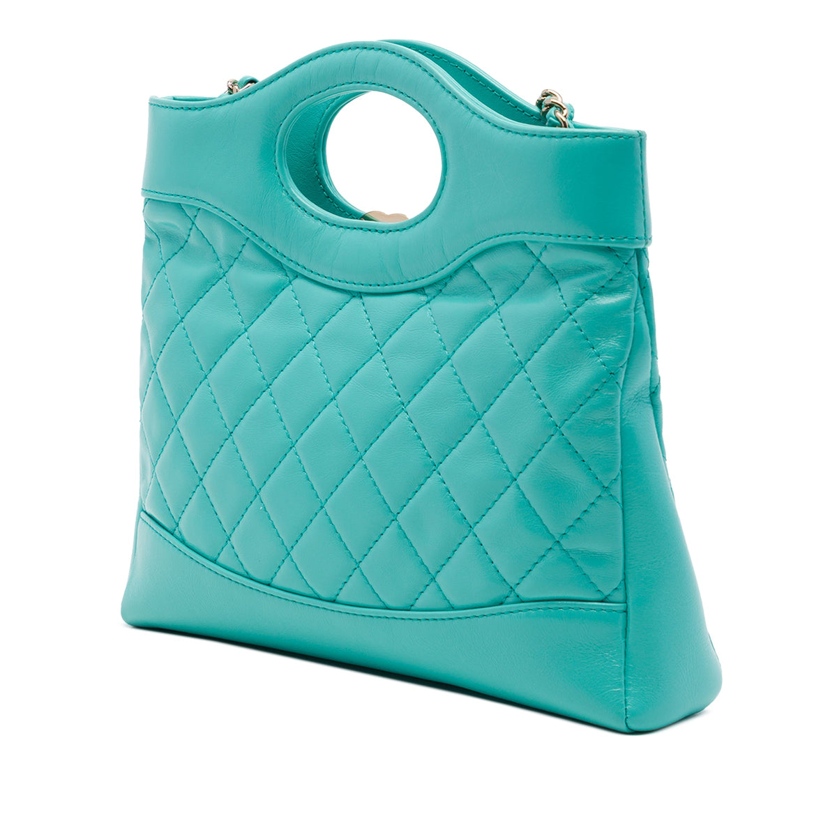 Chanel Mini Quilted Shiny Lambskin 31 Shopping Bag