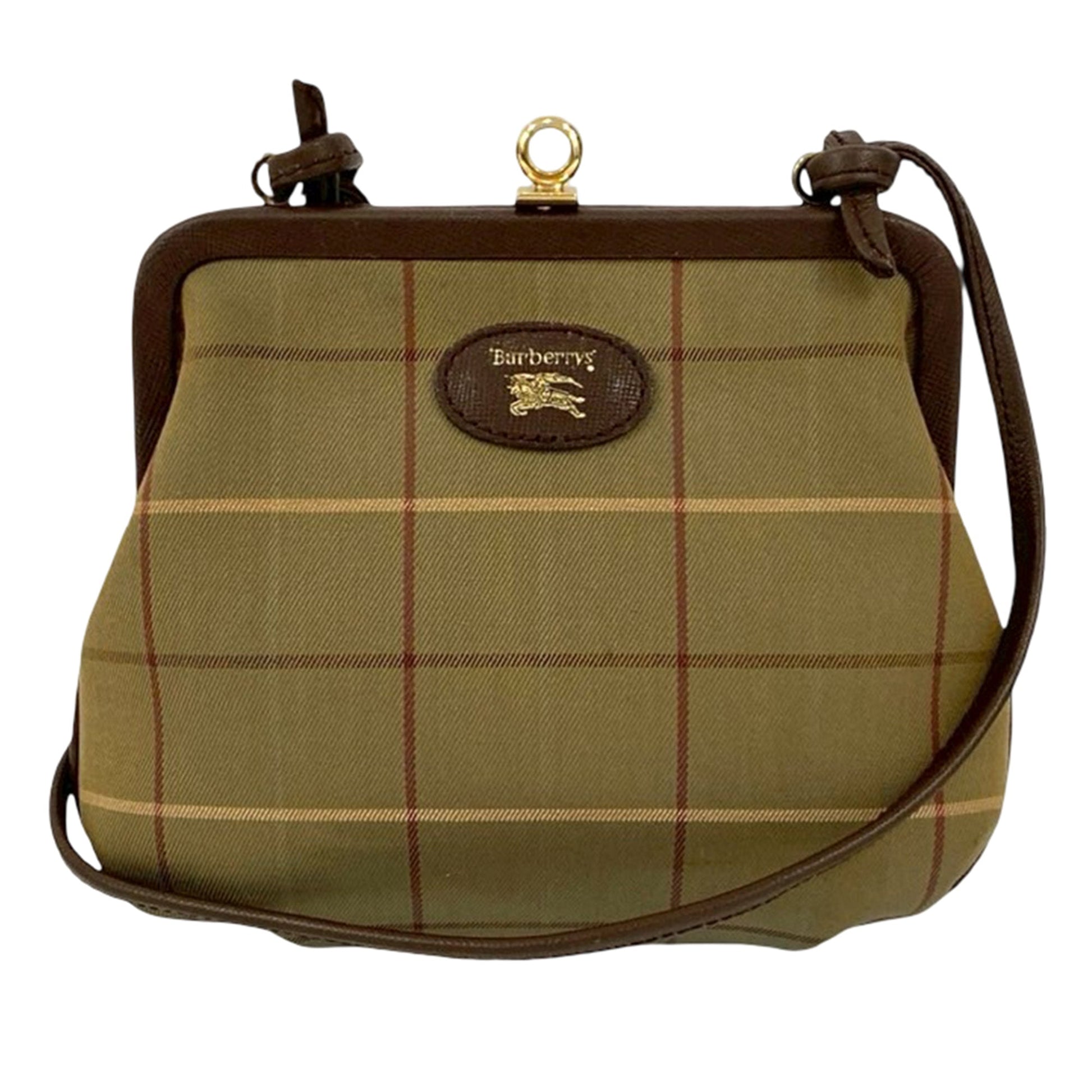 Burberry Vintage Check Canvas Crossbody
