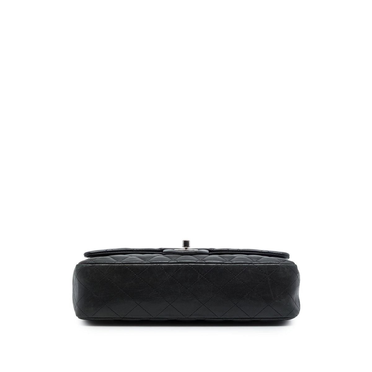 Chanel Medium Classic Lambskin Double Flap — Black