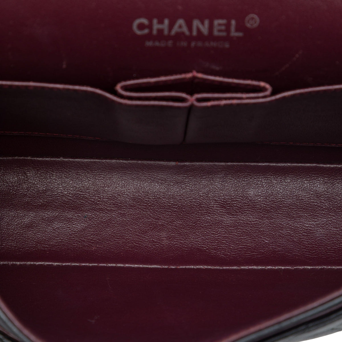 Chanel Medium Classic Lambskin Double Flap — Black