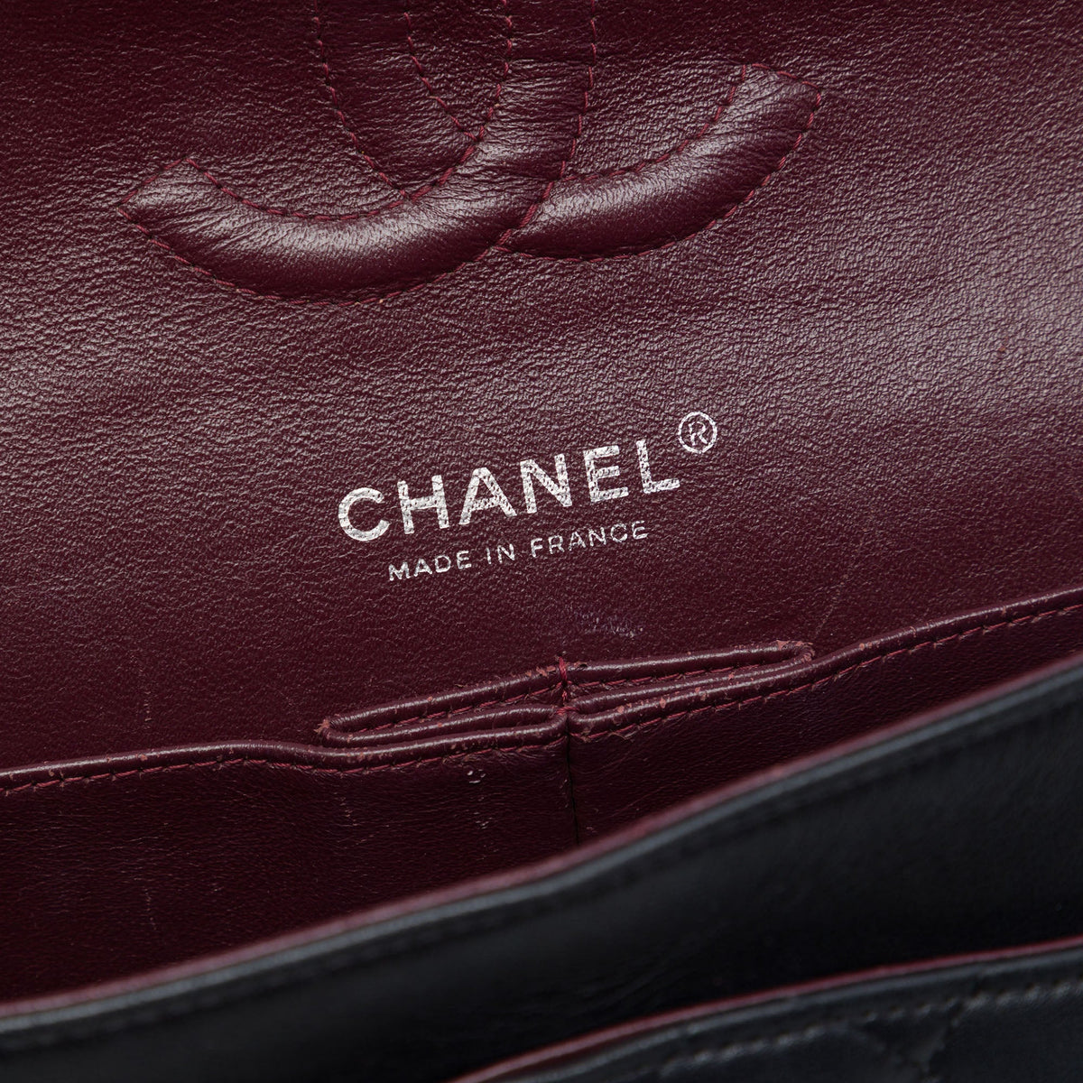 Chanel Medium Classic Lambskin Double Flap — Black