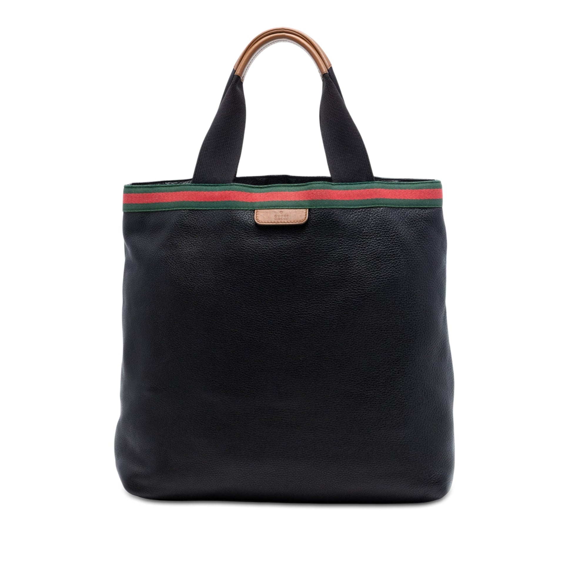 Gucci Calfskin Web Tote
