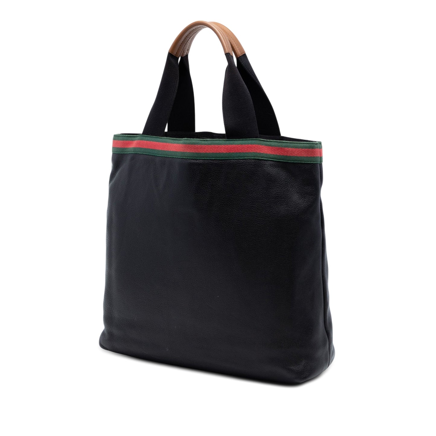 Gucci Calfskin Web Tote