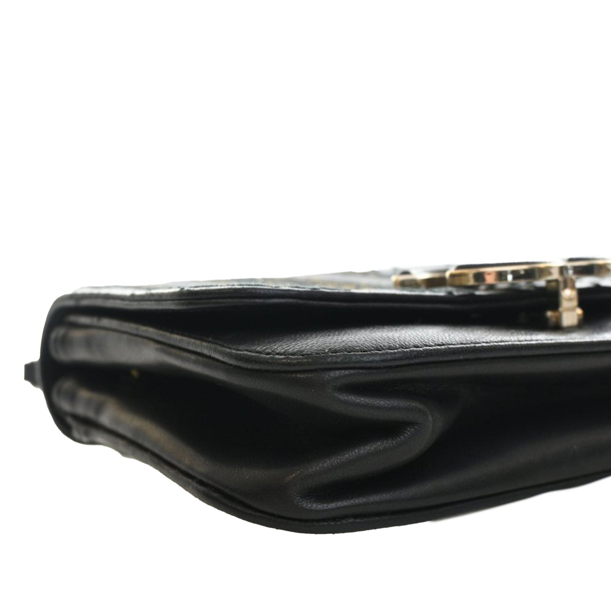 Chanel Small Chevron Sheepskin Subtle Flap
