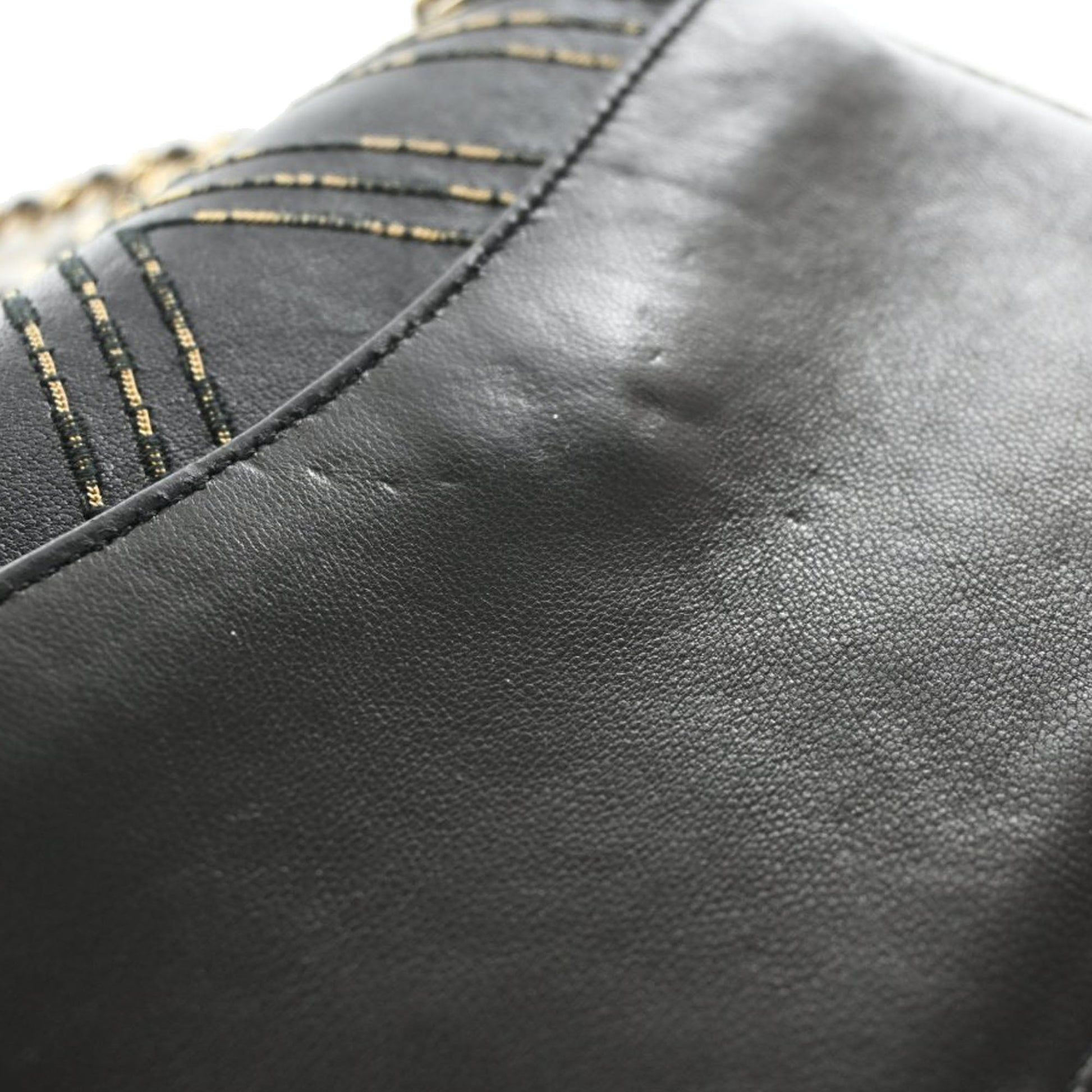 Chanel Small Chevron Sheepskin Subtle Flap