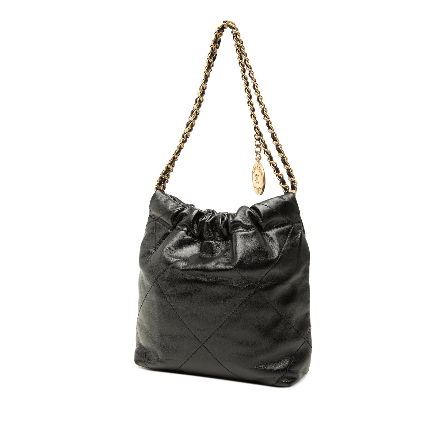 Chanel Mini Shiny Calfskin 22 Handbag