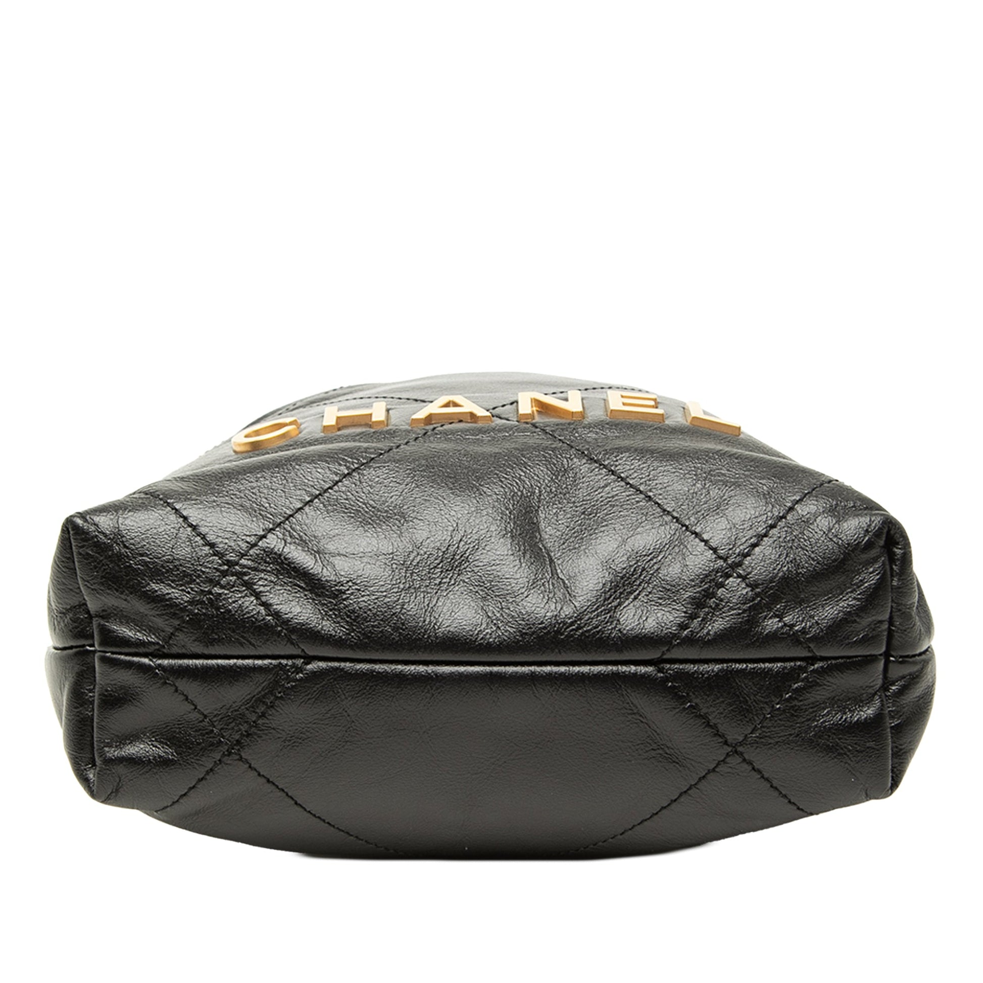 Chanel Mini Shiny Calfskin 22 Handbag