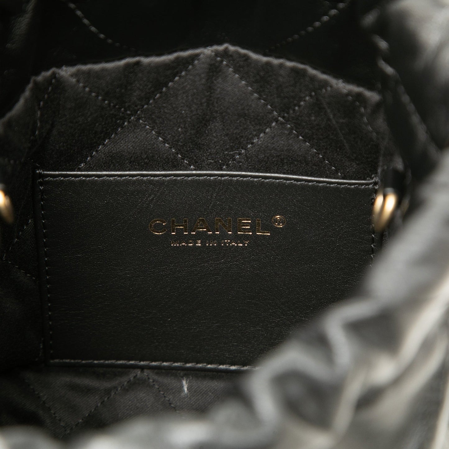 Chanel Mini Shiny Calfskin 22 Handbag