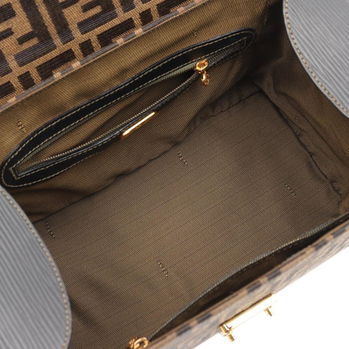 Fendi Zucca Canvas Satchel