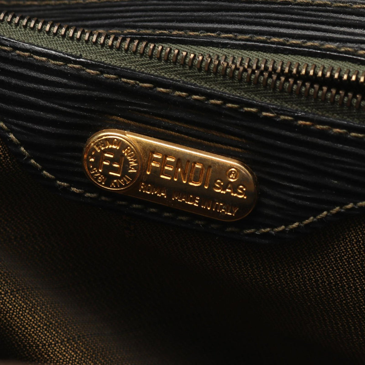 Fendi Zucca Canvas Satchel