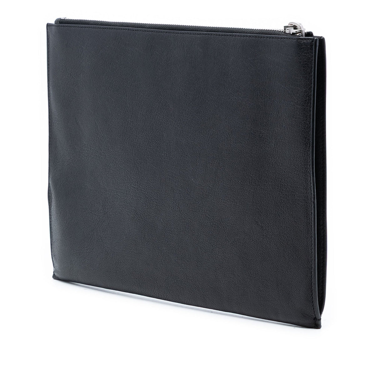 Saint Laurent Leather Star Rider Tablet Pouch