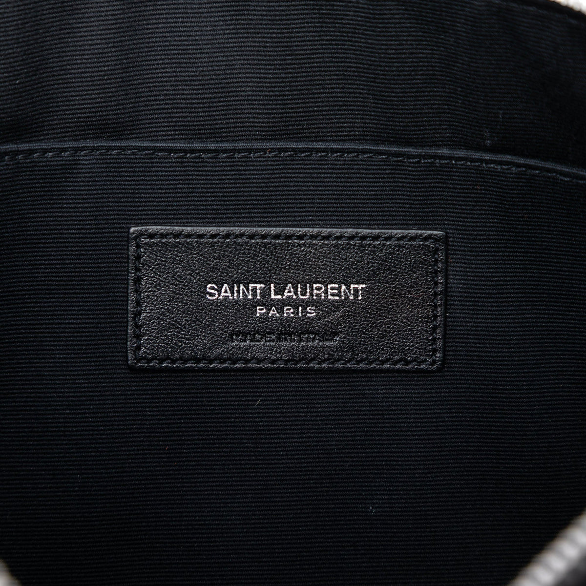 Saint Laurent Leather Star Rider Tablet Pouch