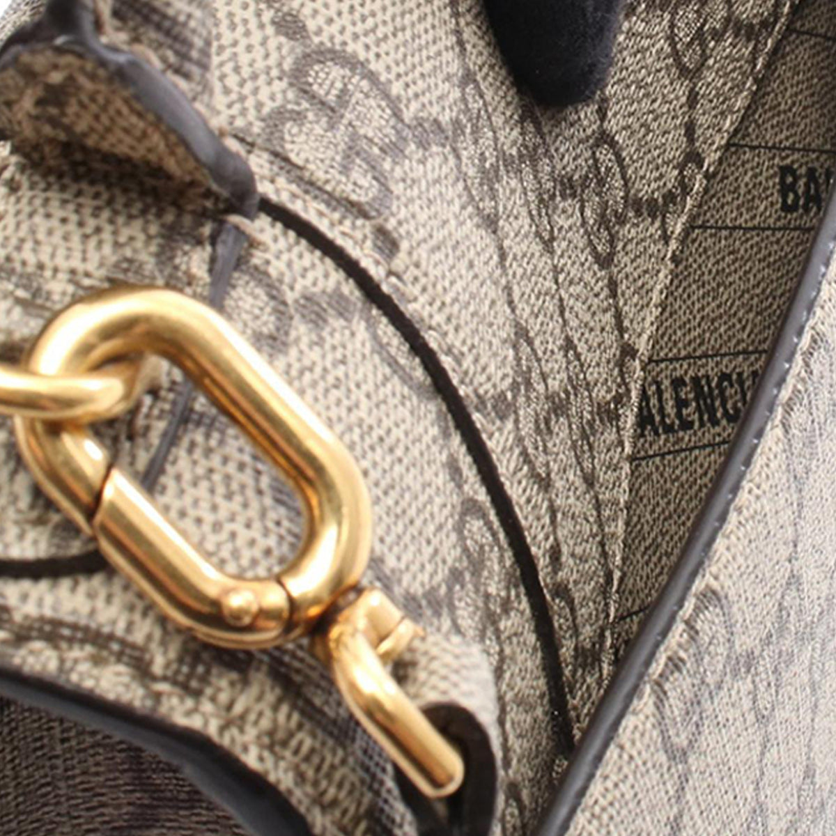 Balenciaga The Hacker Project GG Supreme Hourglass Satchel