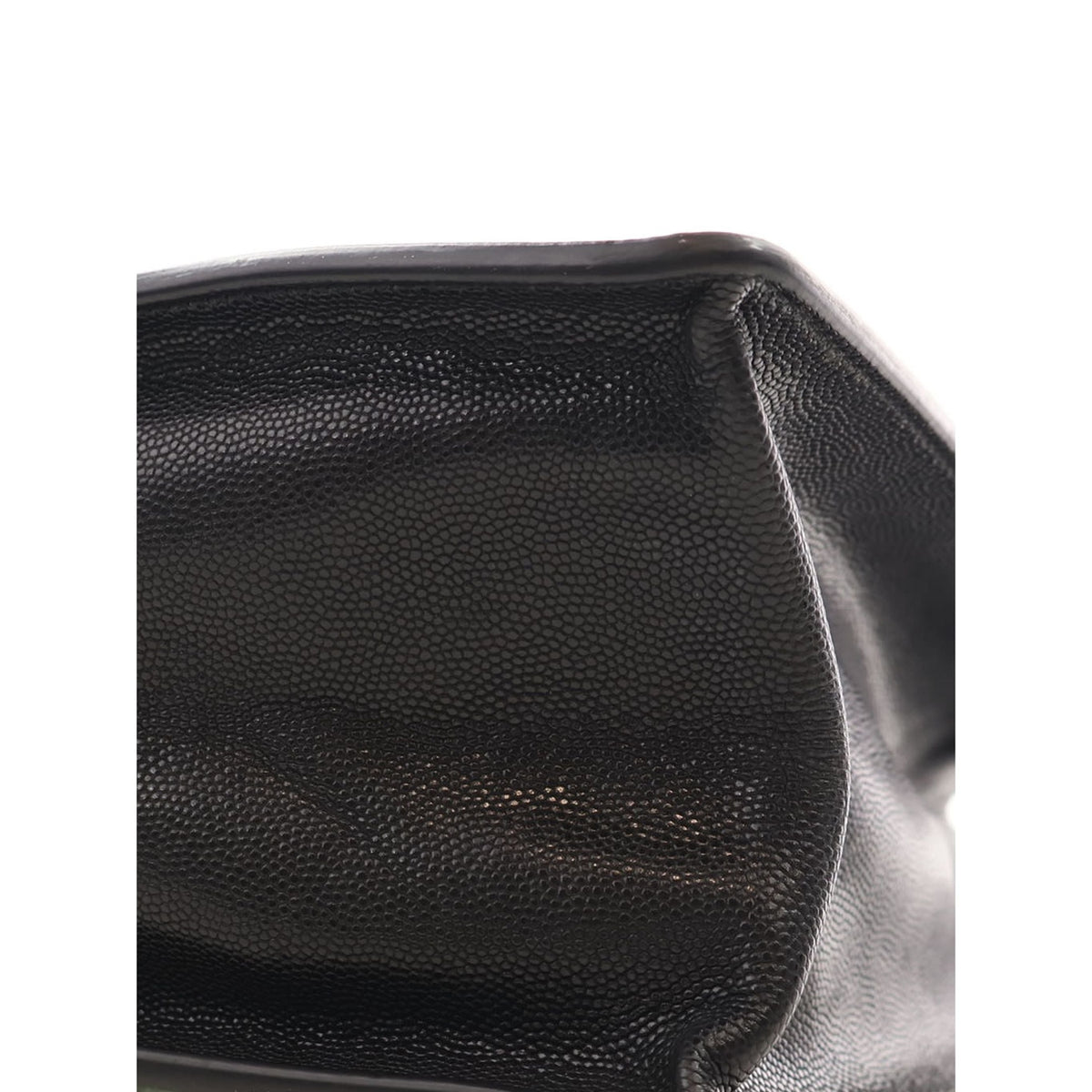 Chanel Large Quilted Caviar My Everything Shopping Tote — Black