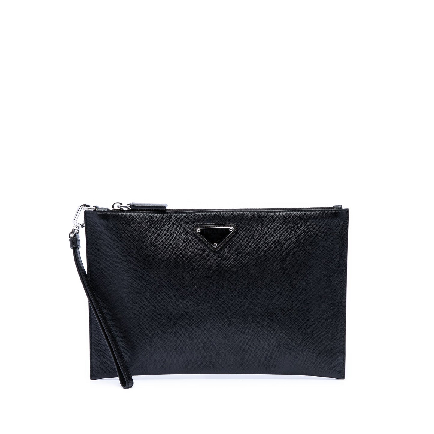 Prada Saffiano Wristlet Clutch