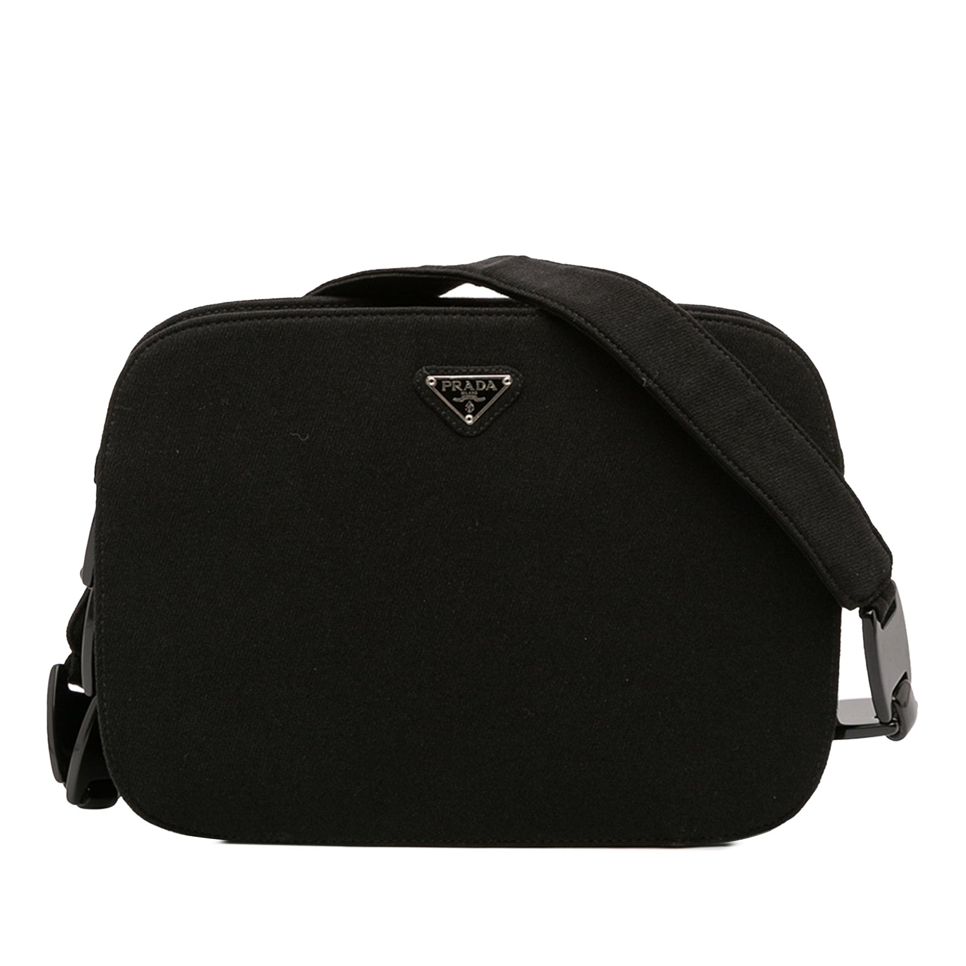 Prada Jersey Resin Chain Shoulder Bag