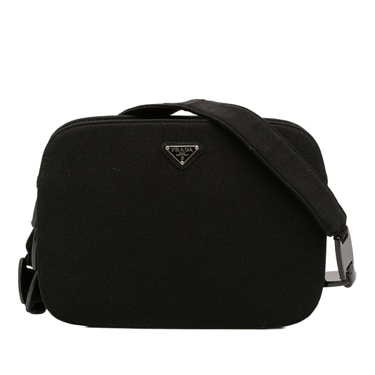 Prada Jersey Resin Chain Shoulder Bag