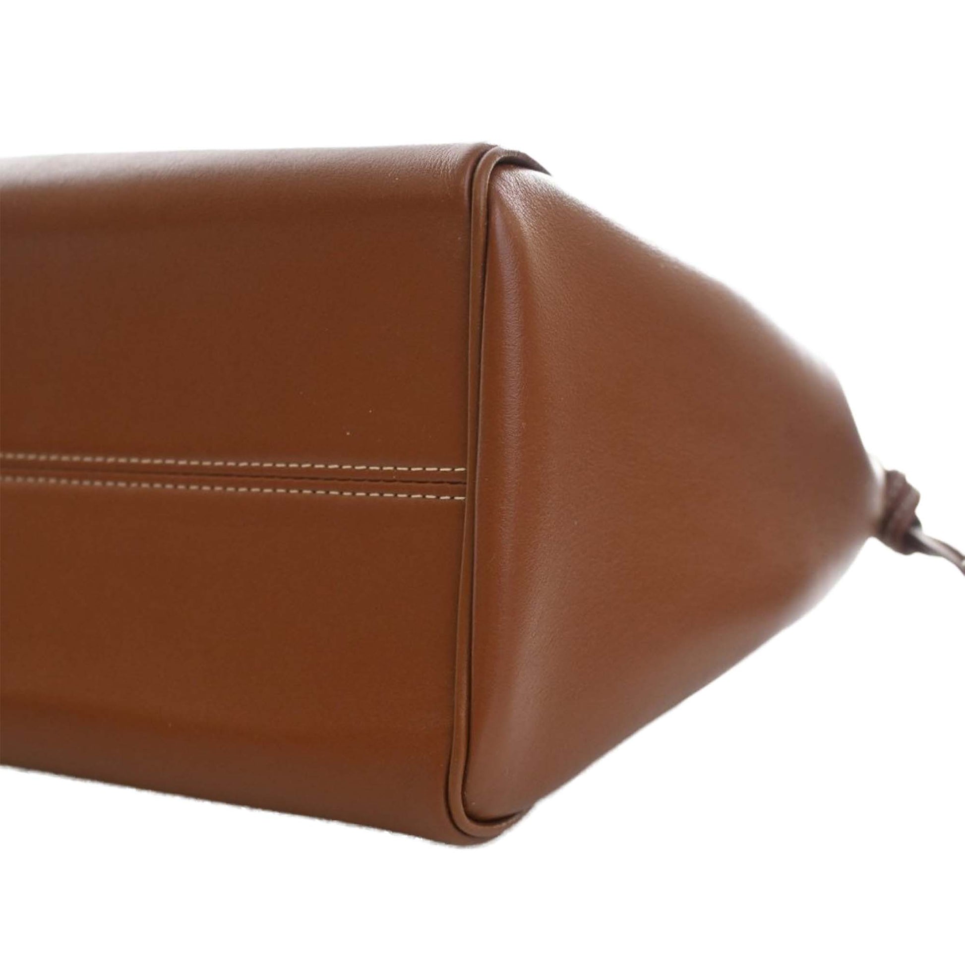 Celine Small Calfskin Cuir Triomphe Cabas Drawstring Satchel