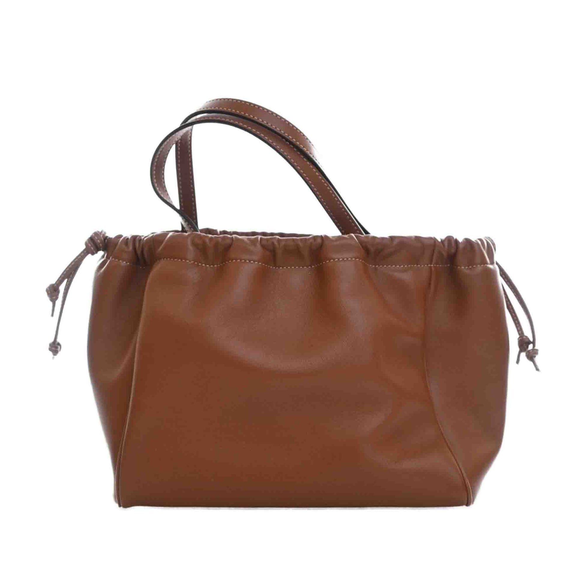 Celine Small Calfskin Cuir Triomphe Cabas Drawstring Satchel
