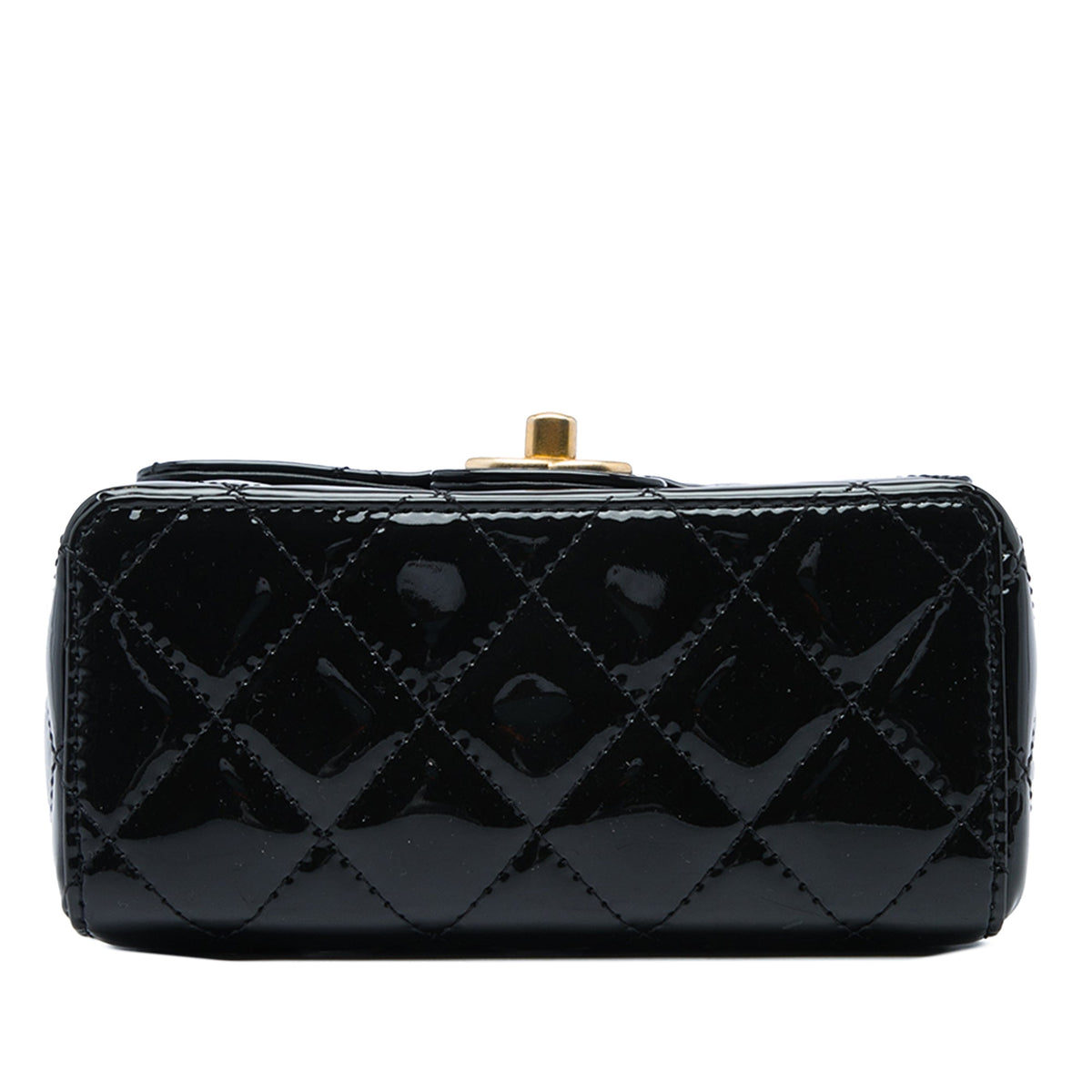 Chanel Mini Square Quilted Patent Single Flap