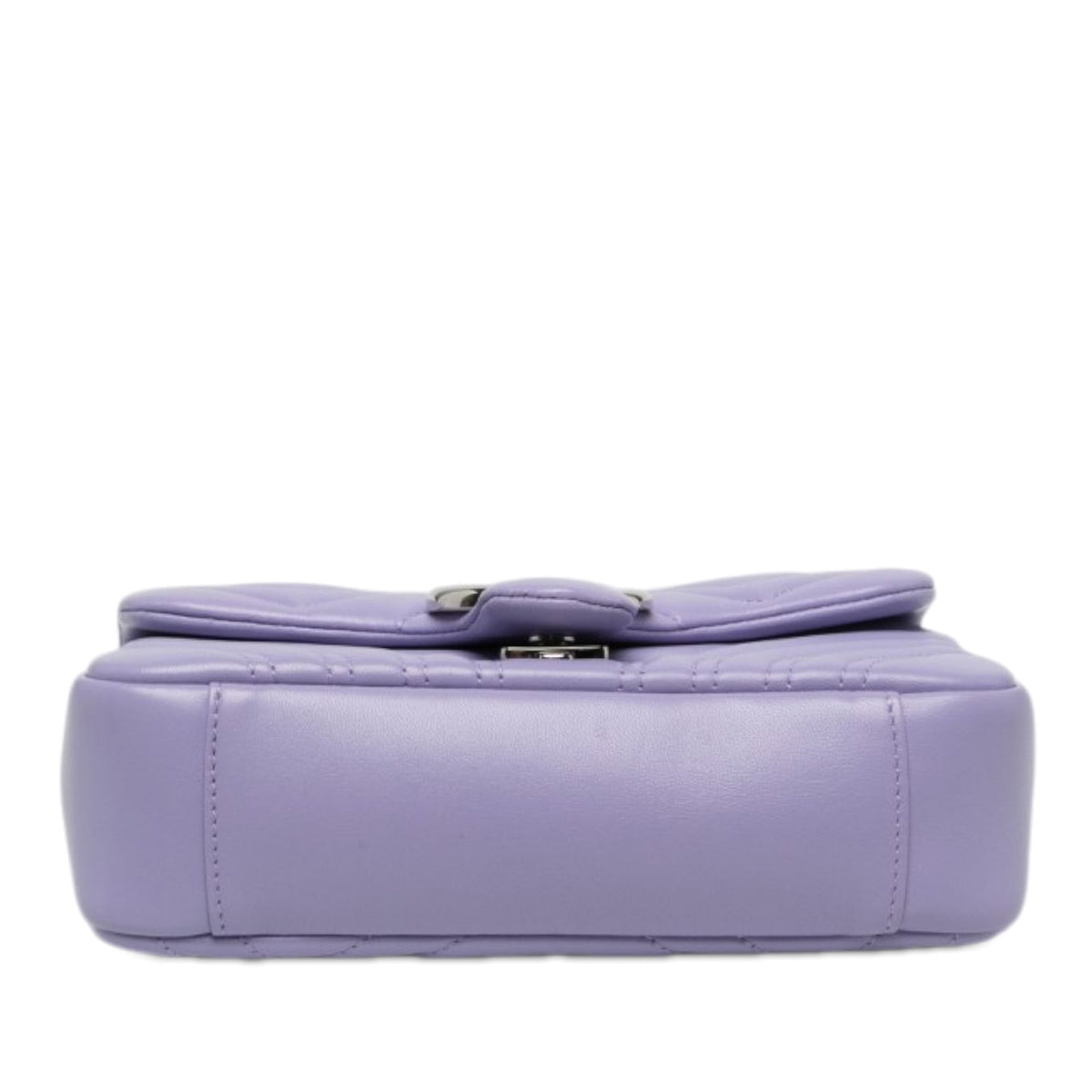 Gucci Small GG Marmont Matelasse Calfskin Shoulder Bag — Purple